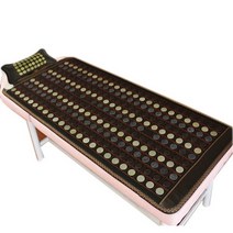 부모님 프레전트 옥 매트리스 건강 매트리스리스 돌 침대 깔개, 40 라운드 황토-70cmx160cm 싱글