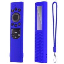 삼성 원격 제어용 실리콘 리모컨 커버 1 개 TM2180Eco BN59 스마트 TV 태양광 방진 케이스 슬리브 BN59, Ink Blue