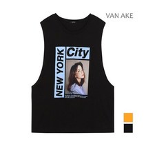 [반에이크] 여성 프린팅 민소매 탑_VA98TOQ324Z