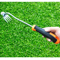 풀폽 망간강 원예 제초용 호미 다기능 잔디 잡초 제거, 1개