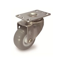 경량용 스텐레스 캐스터 22SERIES 3 스텐 회색고무(회색) 평-회전 DS 2230 MRP