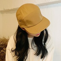 무지 베이직 남녀공용 데일리 커플 캡모자 | 아일렛 버클 캠프캡