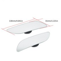 사이드미러보조거울 2Pcs 자동차 거울 HD 맹인 스포트 미러 조절 후면보기 볼록 360 학위 광각 차량 주차, 02 2pcs B
