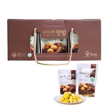 우리나라 맛밤 선물세트 15개입 설 추석 명절 회사 거래처 선물 단체주문, 맛밤선물세트(50gx15봉)