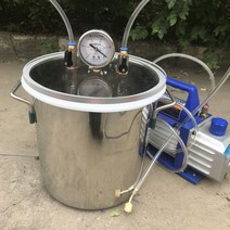 탈포기 진공 기포제거 에폭시 실리콘 탱크 레진 몰드, 펌프가 없는 250mm×250mm 포화 실린더