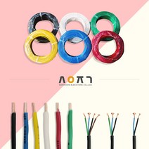 삼영전기 HIV전선 VCTF전선 HFIX 전선 한타 1롤, HFIX 4SQ, 적색 (300M), 1개