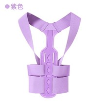 보이지 않는 자세 교정 벨트 척추 측만증 등 교정기 척추 어깨 의료 치료 지원 가슴 자세 교정기 보조기, 9.Purple - L 70-82.5kg