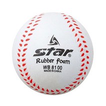 스타 야구공 고무연식 야구공(12개입) WB8100