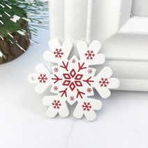 트리 장식 소픔 데코 용품 5pcs 눈꽃트리 A 레드