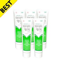 아파타이트가 함유된 화이트케어 치약 200g 5개+랜덤 칫솔증정