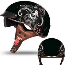 바이크 반모 헬맷 할리 복고풍 오토바이헬멧135 HIT No.7, 기자