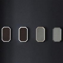 아트박스/코니페블 로폴드 - 제이드 8각거울, 화이트/밀러