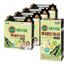 정식품 든든한 베지밀 루테인 두유 어린이 청소년 부모님 단백질 보충 식단 190mlx64팩, 20세트