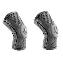 웰럽 프리미엄 헬스 농구 등산 3D 실리콘 스프링 무릎보호대 WL-1052 2개(1세트), 그레이M-2개(1세트)
