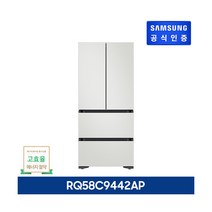 [삼성전자 가전] ○[23년형][586L] 삼성 비스포크 김치플러스 4도어 프리스탠딩 코타, 화이트