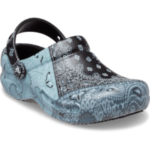 크록스 비스트로 그래픽 클로그 화이트 / 블랙 / 블랙 204044