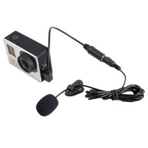 카메라 비디오 촬영용 마이크 디지털 gopro hero 33+ 용 클립이 있는 전문 미니 usb 외부 고품질 액세스, 1개
