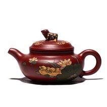 호화랑 자사다관 중국찻주전자 찻잔다기세트 차도구 보이차주전자 방고호 시리즈 tt1152, F.채회청와방고