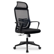 EMX401 데스크체어, 헤드타입, 시크블랙
