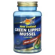 뉴질랜드 초록입 홍합 1500mg 90캡슐 녹색입홍합 초록잎, 1병, 90정