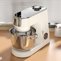 가정용 밀가루 반죽기 빵 제빵 기계 떡 휘핑 펭귄 상단 음소거 요리사 홈 소형 다기능 상업 완전 자동 사일런트 믹서 반죽 반죽, 펄 화이트