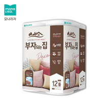 모나리자 부자되는집 데코 2겹 35m 12롤 화장지