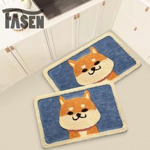 FASEN 주방매트 패밀리 융모 클래식 호텔 발매트 스포츠 매트 러그 규조토발매트 욕실발매트 화장실매트 수건 답례품 코일매트 코일매트 소프트 주방 발매트 사계절 발매트, 매트15(2P)