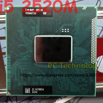 기존 인텔 코어 CPU I5-2520M 250GHz 3MB 듀얼 SR048 I5 2520M FCPGA988 노트북 프로세서
