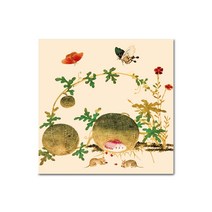 아디코 캔버스 DIY 명화 그리기 25 x 25 cm, 신사임당 수박초충도(PK02)