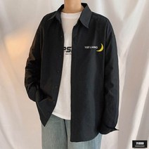 가바바 남성 긴팔셔츠 달빛천사 오버핏 프린팅 셔츠 G52757