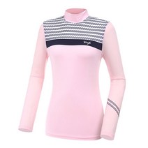 *본사직영* [와이드앵글] 여성 패턴 분할 긴팔 티셔츠(W.ICE) L WWM20236P1