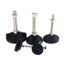 의자바퀴 D50xM8x50mm 나일론 고정 발 컵 알루미늄 프로파일 발굽 조인트 지지 기계 나사 M8x100 M10x60 M, 03 M10x100-60R