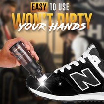 패브릭소파청소 스웨이드 컬러 리페어 에이전트 가죽 신발 보호대 클리너 케어 얼룩 지우개 청소 수유 리퍼브 스노우 패브릭 부츠, [01] Black, 한개옵션1