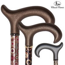 클래식케인즈 Retro 복고풍 길이조절식지팡이 노인지팡이, 골프버건디