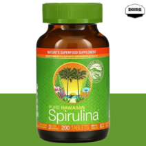 하와이안 스피루리나 스피룰리나 스피루리나 spirulina 200정, 500mg 200정