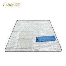 투명 텐트 쉘터 원터치 비닐 천막200/150x200cm 300x300cm 대형 캠핑 매트 텐트 매트리스 방수 알루미늄 호, 01 200x100cm