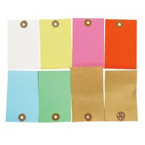 SINU 색상꼬리표 100매 철사 네임택 7종 tag 택1