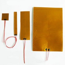 10200mm 12V 24V 전기 파이 폴리이 미드 필름 히터 가열 요소 3D 프린터 오일 탱크 자동차 성에 제거, 120mmx125mm 24v 50w