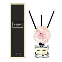 시즈넬플라워 디퓨저 50ml 카네이션 핑크 블랙체리, 향