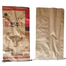 사료봉투 종이마대 종이세겹마대, 인쇄 사료봉투 50장