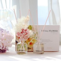 수국 플라워 디퓨저세트 집들이선물 실내 향테리어 방향제, 핑크