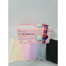 더코리아 덴탈 한지마스크 50매 비말차단, 백색