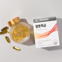 트루헬퍼 혈행 특급 초임계 rtg 알티지 오메가3 혈행개선 도움 영양제 혈액순환 1+1 총4개월분, 혈행특급 2박스 (총4개월분)