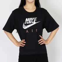 나이키 반팔티 우먼스 NSW 오버핏 박시 블랙 반팔티