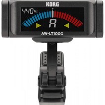 KORG 100 시간 연속 구동 기타 용 클립 튜너 AW-LT100G ± 0.1 센트의 고정밀 컬러 표시 스트로보 튜닝 AAA 배터리 1 개 경량 컴팩트