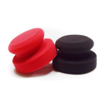 잇츠윈 스탬프윈 왁싱 스펀지 왁스 어플리케이터 왁싱 패드 레드 블랙 2개 1세트, 블랙7cm