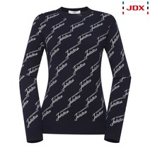 제이디엑스 JDX X2SFSPW74 레터링 라운드 여성골프니트