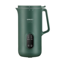 가정용 두유 제조기 600ml 전기 과즙 짜는기구 멀티 깨는 자동 가열 요리 필터없는 메이커 220v, 스타일 2-그린, 유럽 ​​연합