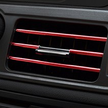 TKB 차량용 송풍구 포인트 몰딩 10p, 실버 10p