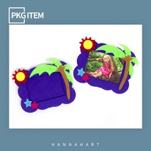 DIY 펠트/부직포 야자수 액자만들기 1인세트